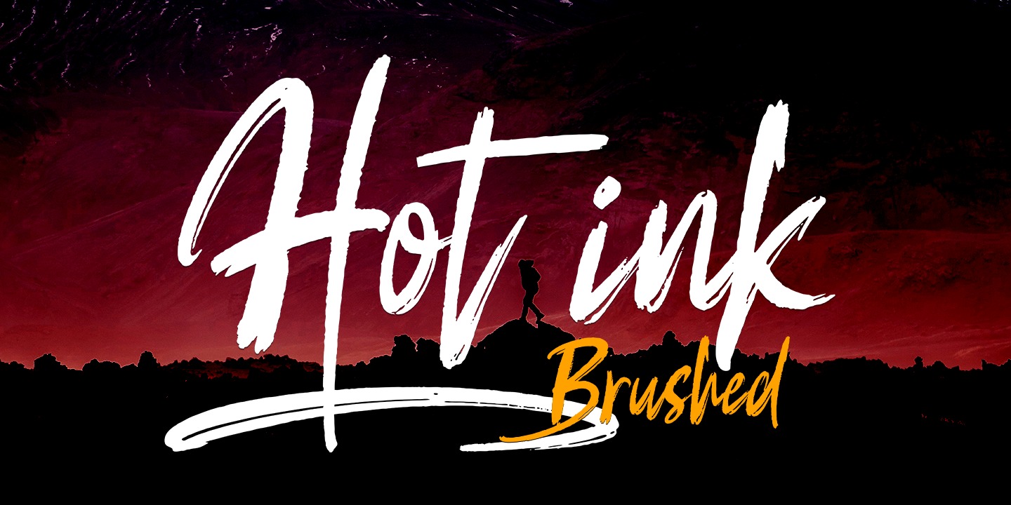 Font Hot ink